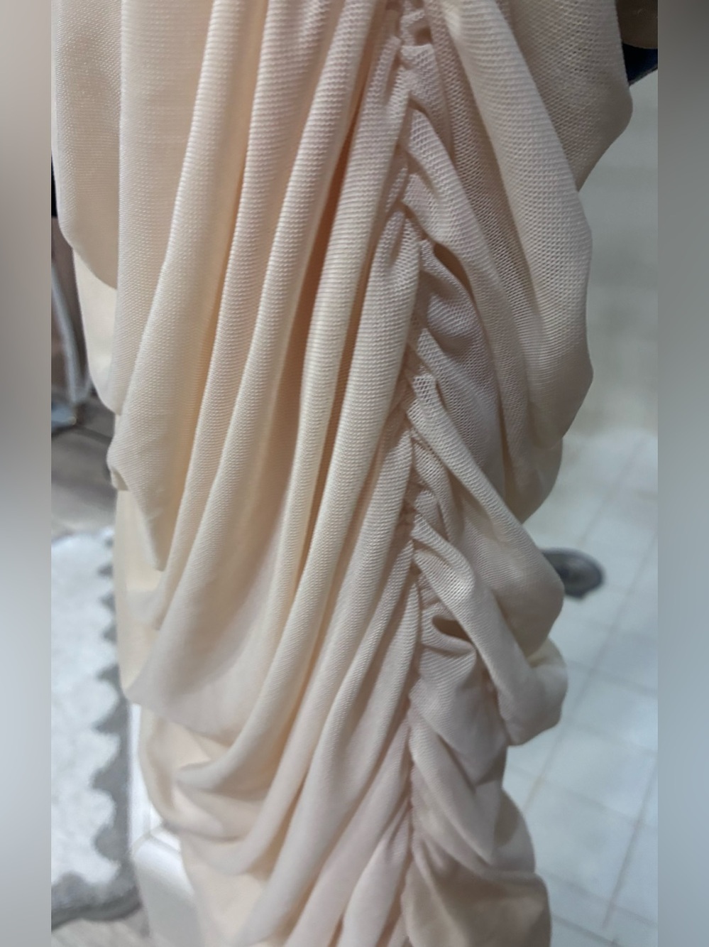 Abilene off the shoulder ruched midi dress NWOT - Picture 5 of 7